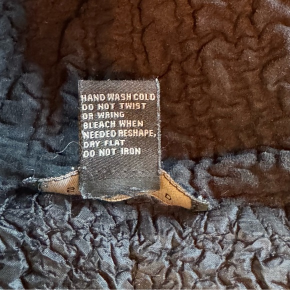 SilkLand Women's Black Textured Utility Jacket Pockets 1X - Picture 7 of 8